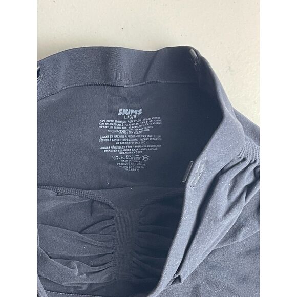 NWOT SKIMS Seamless Sculpt Strapless Black Bodysuit Shorts Size L - Picture 4 of 5